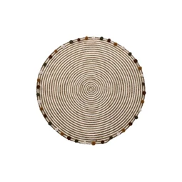 Szőnyeg pomponokkal 90x90x1 cm