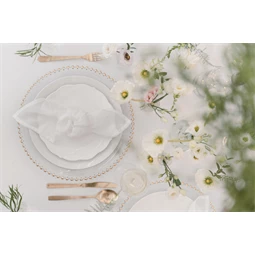 Szövet szalvéta fehér 40x40 cm S/4