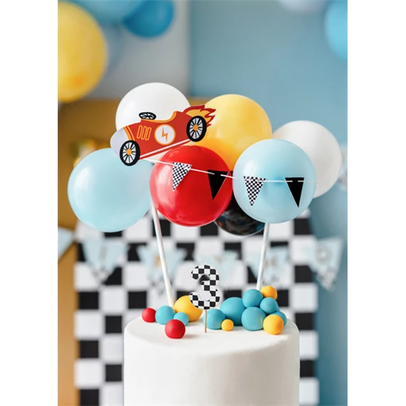 Szülinapi gyertya 3-as szám 5,5 cm mix