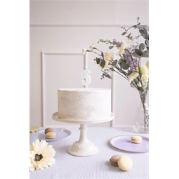 Szülinapi gyertya 5-ös szám világos menta 6 cm