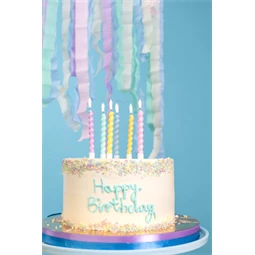 Szülinapi gyertya kunkor 8,5 cm mix S/6