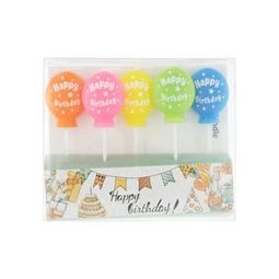 Szülinapi gyertya lufi 3 cm S/5