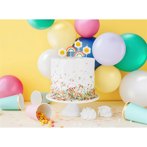 Szülinapi gyertya margaréta 2-3,5 cm S/5