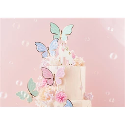 Szülinapi gyertya unikornis, 9 cm, vegyes