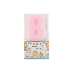 Szülinapi számgyertya 8-as 6 cm