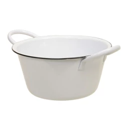 Tál kerek, füllel 19x10 cm