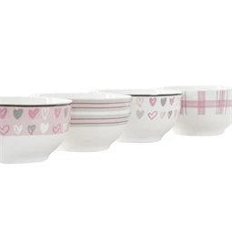 Tál 13x13x7 cm 480 ml 4 féle