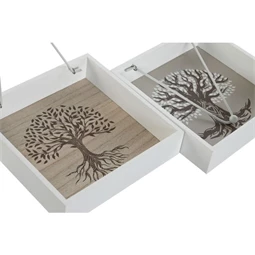 Tálaló 18x18x4 cm 2 féle