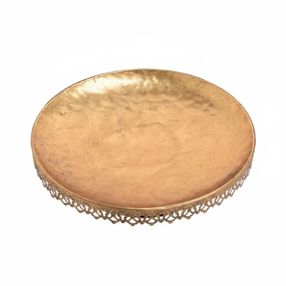 Tálca csipkés, talppal 36x12 cm