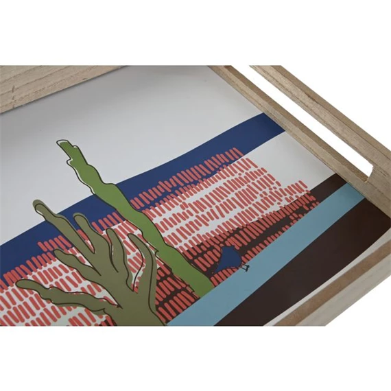 Tálca mintával 40x30x5 cm 2 féle