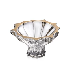 Tálka PLANTICA arany szegéllyel 15 cm