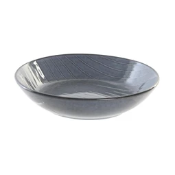 Tányér csíkos 20x20x4,5 cm 600 ml