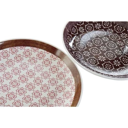 Tányér 22,5x22,5x3,4 cm 3 féle