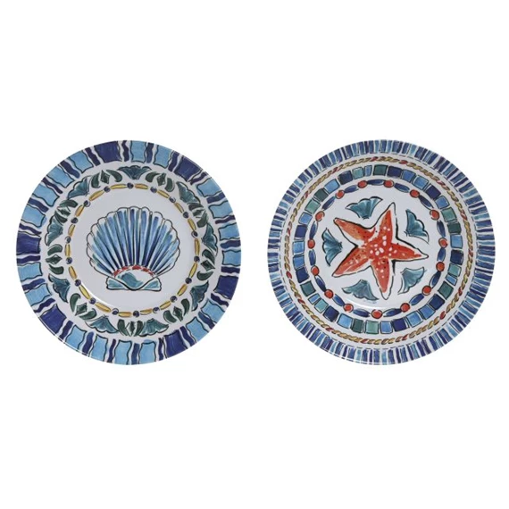 Tányér 23x23x3,6 cm 2 féle