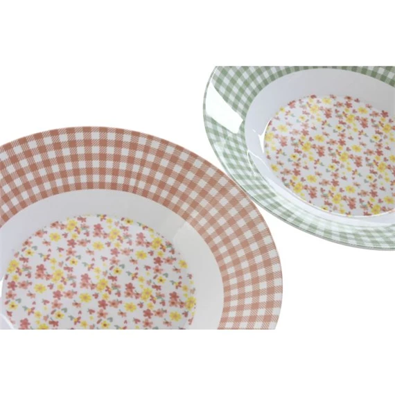 Tányér 23x23x3,6 cm 2 féle