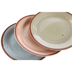 Tányér 18,5x18,5x2,5 cm 3 féle