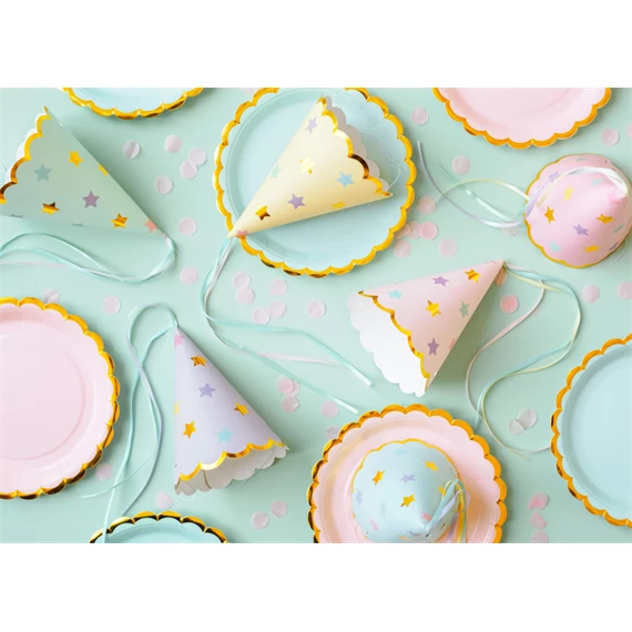 Papírtányér menta 18 cm S/6