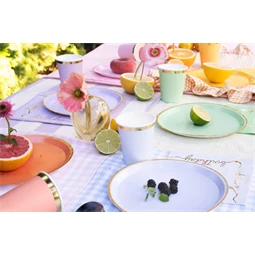 Papírtányér mix 21 cm S/6