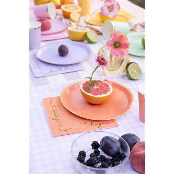 Papírtányér mix 21 cm S/6