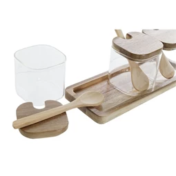 Tároló szett 20,5x8x1,5 cm S/3 150 ml