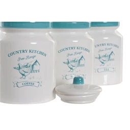 Tároló szett 11,5x11,5x17 cm S/3