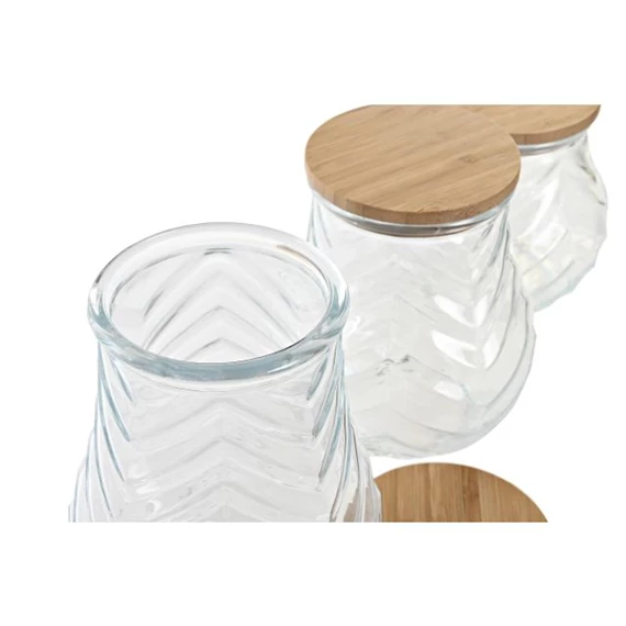 Tároló szett 13x13x19,5 cm 1500 ml S/3