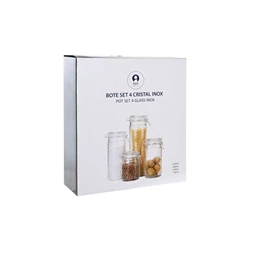 Tároló szett 10x10x33 cm S/4