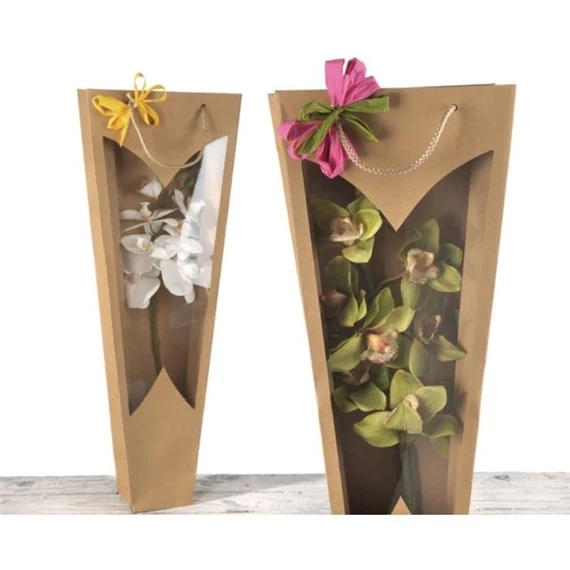 Tasak cserepes virághoz, ablakkal 26x71,5x10,5 cm S/12