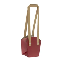 Tasak cserepes virághoz, füllel 13x9,5x15 cm