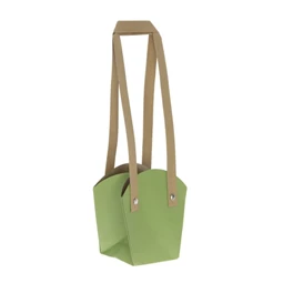 Tasak cserepes virághoz, füllel 13x9,5x15 cm