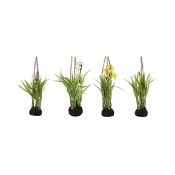 Selyemvirág tavaszi virág, akasztós 20 cm 4 féle