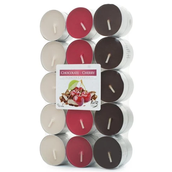 Teamécses meggyes csokoládé illattal 4x2x4 cm S/30