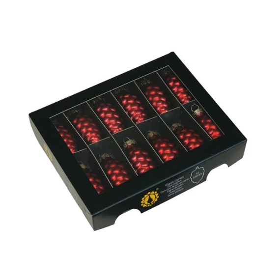 Toboz 6 cm red mat S/12