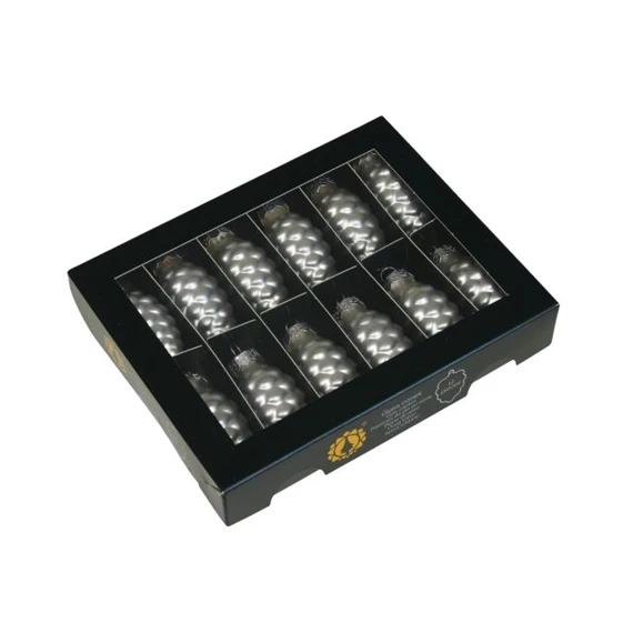 Toboz 6 cm silver mat S/12