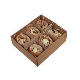 Tojás igazi, dobozban 6 cm S/6