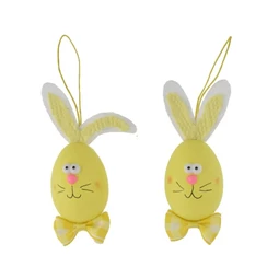 Tojás nyulas, akasztós 11 cm S/2