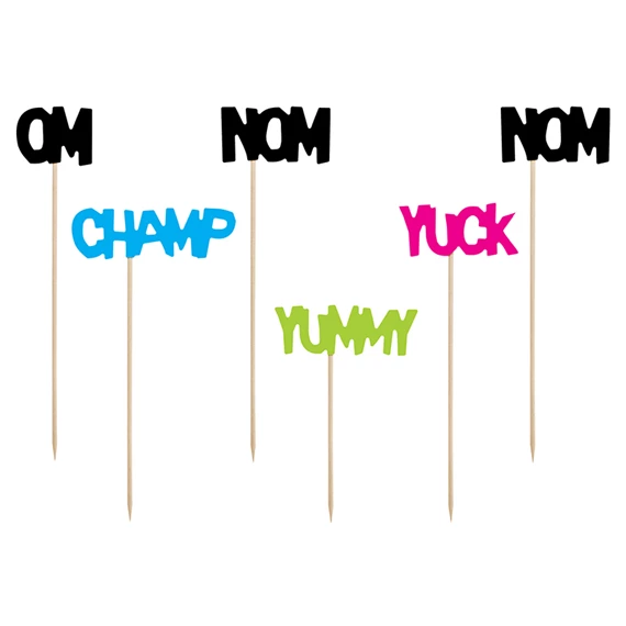 Tortadísz szörnyek - beszédbuborékok 13-21,5 cm S/6