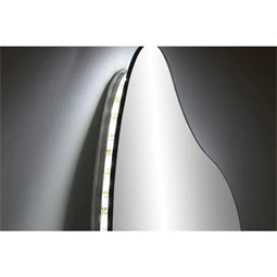 Tükör domború szegéllyel, LED-es 50x0,5x130 cm