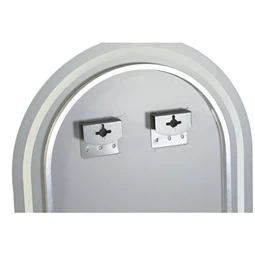 Tükör domború szegéllyel, LED-es 50x0,5x80 cm