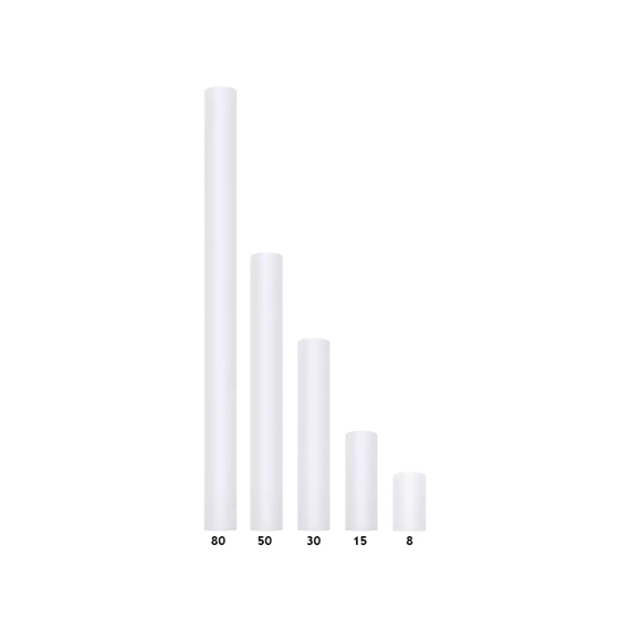 Tüll sima fehér 0,5 cm x 9 m