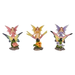 Tündér pillangóval 8,2x4,8xI13 cm 3 féle