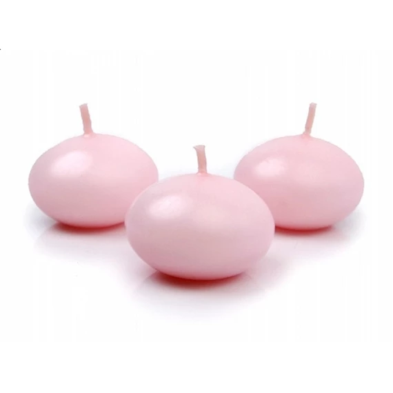 Úszógyertya 4 cm rózsaszín S/50