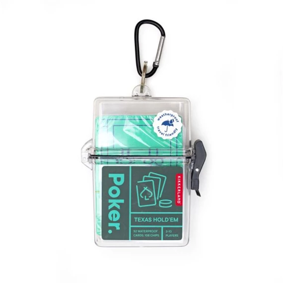 Utazó póker szett 9,5x12x3,5 cm