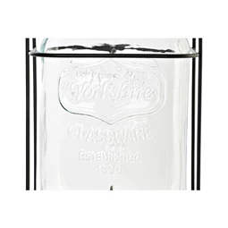 Üveg csappal 23x26x42 cm