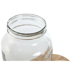 Üveg szett csappal, tartóval 37x25x46 cm S/2