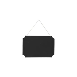 Üzenőtábla akasztós krétával 45x30cm fekete