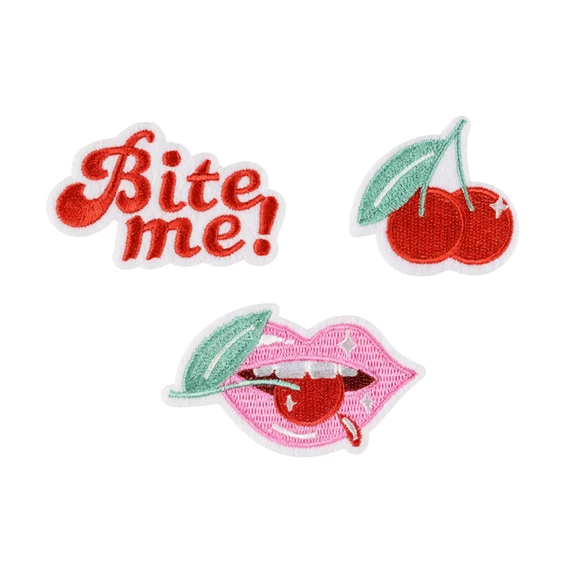 Vasalható matrica harapj meg, mix, 4-4,5x4,5-7 cm S/3