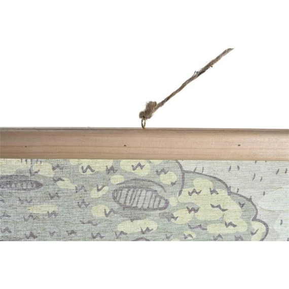 Vászon kép kötéllel, állatokkal 100x2x75 cm 2 féle