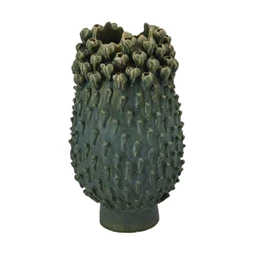 Váza 3D növény mintával 22,5x22,5x38,5 cm