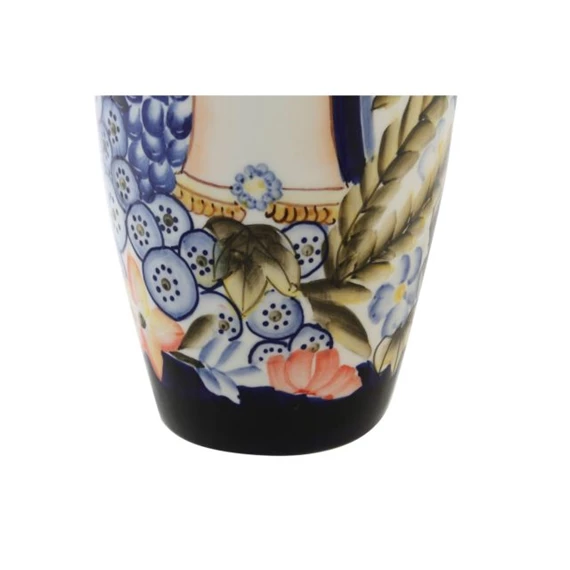 Váza női arc mintával 14x14x39 cm